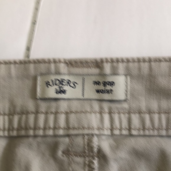 Riders by Lee tan knee knocker pants size 22w - Picture 7 of 11